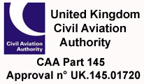 Approved CAA part-145 Organization